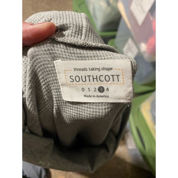 SouthCott Light Gray Turtleneck Long Sleeve Knit Sweater Dress Size Medium - Picture 5 of 7